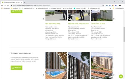 Proyectos, Web y Blog Wordpress Mi Inversión Inmobiliaria