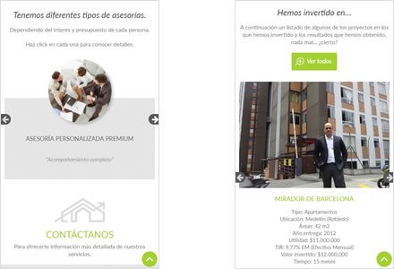 Adaptación Responsive, Web y Blog Wordpress Mi Inversión Inmobiliaria
