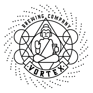 Aplicación monocromática, Diseño de logo Vortex Brewing Company