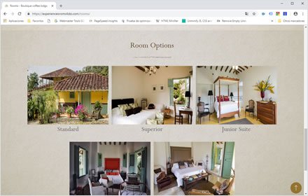 Rooms, Web Hotel en Wordpress Experience Oro Molido