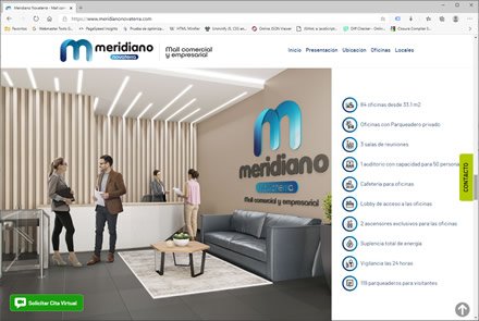 Landing Page (scroll), Landing Page HTML5 Meridiano Novaterra