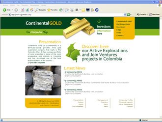 Home, Web Continental GOLD