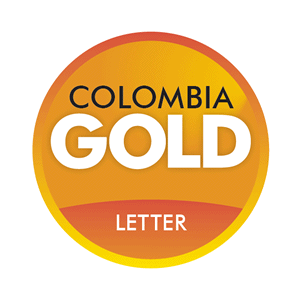 Opción 6, Logo, boletines, tarjetas Colombia Gold
