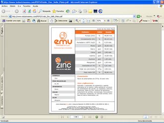 Archivo PDF descargable, Web Industrias EMU
