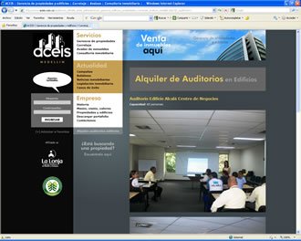 Auditorios, Web ACEIS