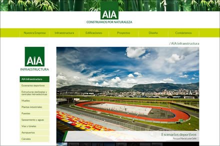 Líneas de negocio, Sitio web Joomla AIA Web