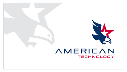 Tarjeta (frente), Diseño de imagen de marca American Technology