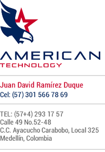 Firma email, Diseño de imagen de marca American Technology