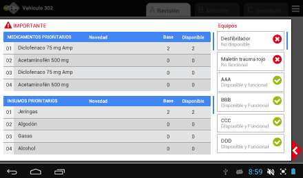 Dashboard, Diseño de interfaces APP Appbulancia | UdeA