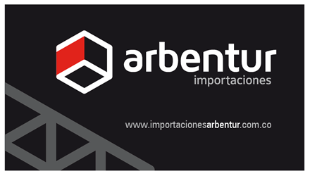 Tarjeta (frente), Logo - Papelerías Arbentur