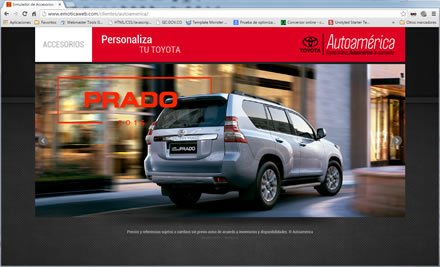 Home (4), Web App Simulador Toyota Autoamérica