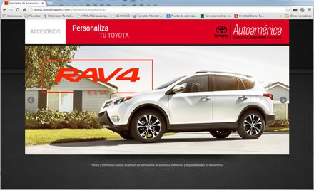 Home (5), Web App Simulador Toyota Autoamérica