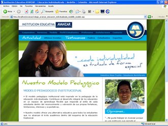 Método, Web Colegio Avanzar