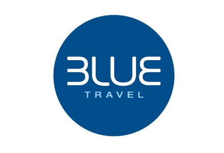 Opción logo, Logo Blue Travel