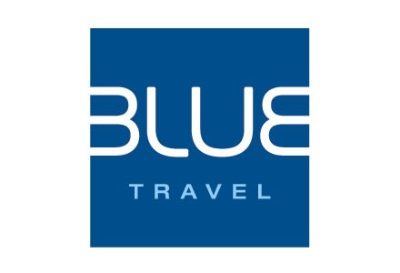 Opción logo, Logo Blue Travel
