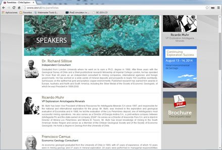 Congreso Speakers, Sitio web Joomla Chile Explore Report