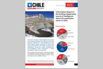Tarifario (frente), Logo y aplicaciones Chile Explore