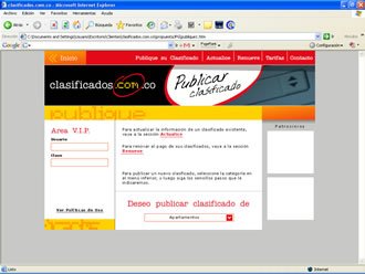 Publicacion (1), Web Clasificados.com.co