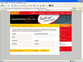 Publicacion (5), Web Clasificados.com.co