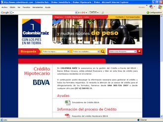Descarga de documentación, Web Colombia Raiz
