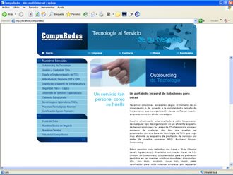 Página Servicios, Web CompuRedes