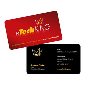 Tarjetas, Identidad Visual eTech King