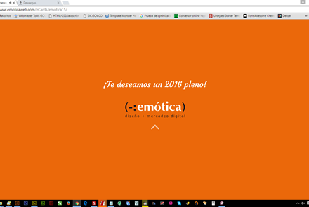 Story, e-card año nuevo HTML5 (-:emótica)