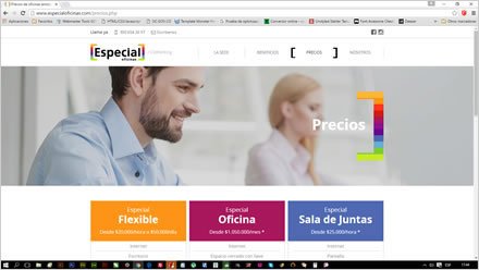 Tarifas, Sitio web responsive Especial Oficinas
