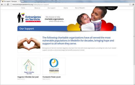 Our support, Sitio web Joomla Extranjeros en Servicio