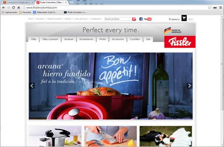 Home (2), e-store Responsive Fissler Colombia