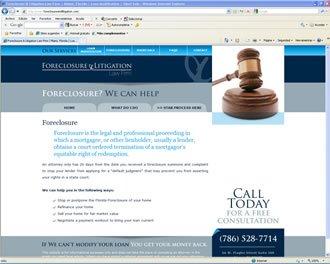 Foreclosure, Web Foreclosure & Litigation