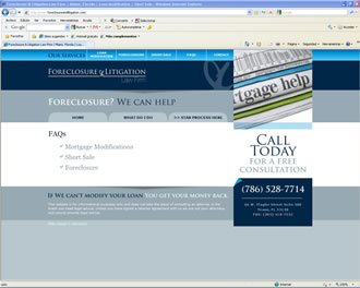 FAQs, Web Foreclosure & Litigation