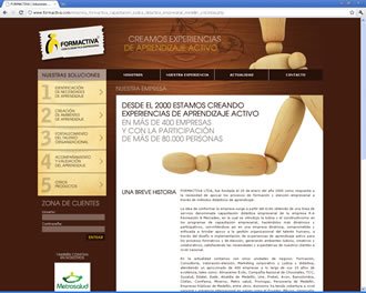 Empresa, Web Formactiva