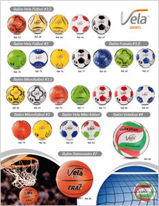 Catálogo Balones, Diseño de imagen Global Shop / Vela