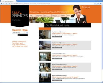 Our Apartments, Web G&P Services