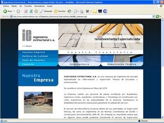 Presentación Empresa, Web Ingeniería Estructural