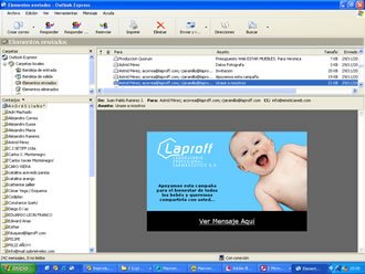 eMail en HTML, Web Contra la Espina Bífida