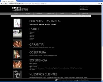 La Empresa, Web Estudio Jorge Yepes