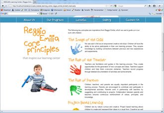 Reggio Emilia principles, Web KidzLab