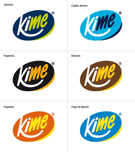 Líenas por color, Diseño de logo Kime
