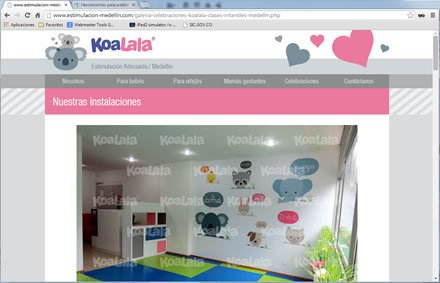 Instalaciones, Web Responsive Koalala