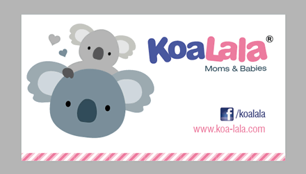 Tarjeta (frente), Naming + Branding KoaLala