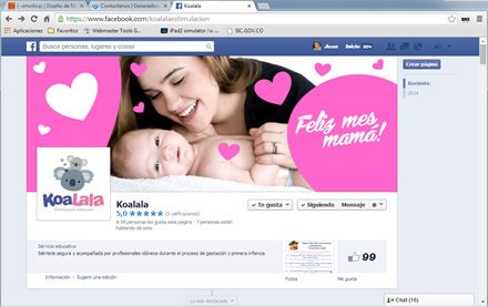 Facebook setup, Naming + Branding KoaLala