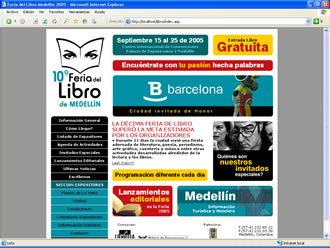 Home, Web Feria del Libro Medellín