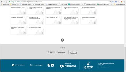 Directorio (scroll), Directorio Web Afiliados Lonja de Medellín
