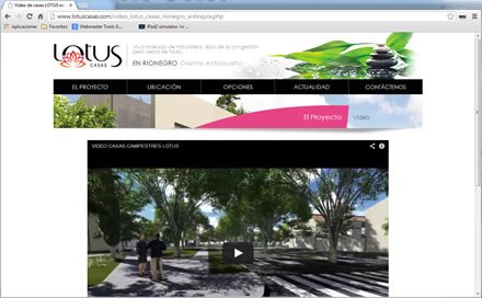 Video, Responsive web Admin/ Lotus Casas