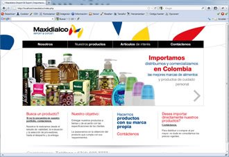 Home, Web Maxidialco