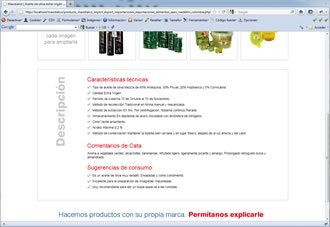Detalle Marca (scroll), Web Maxidialco