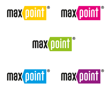 Aplicaciones en color, Logo Maxpoint