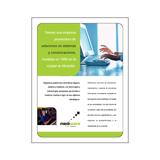 Brochure (presentación), Identidad Visual Mediware